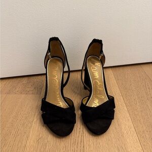 Sam Edelman Black Suede Heels
